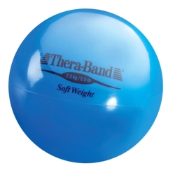 Mała piłka lekarska soft weight thera band 2,5 kg niebieska