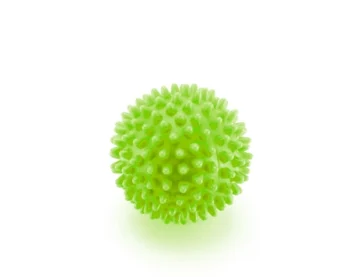 Piłka z kolcami do masażu 9cm zielona