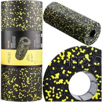 Roller, wałek do masażu 14cm/33cm czarno-żółty