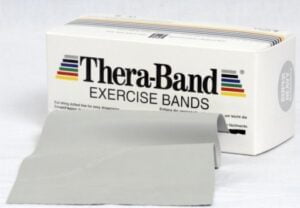Taśma thera band srebrna 2,5m